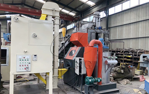 Successful trial run of copper wire granulator machine in Singapore