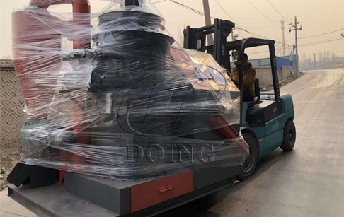 Two sets copper wire recycling machines were shipped to Japan